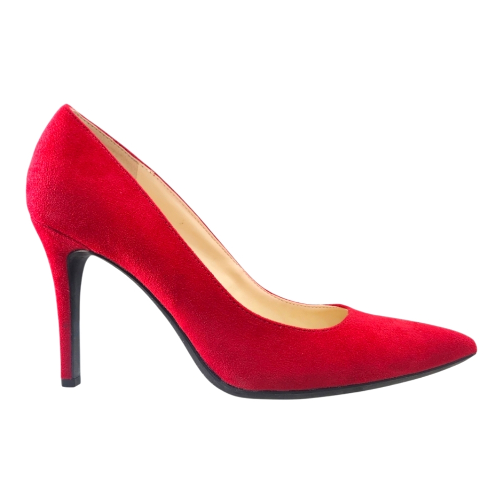 Nine West Red Suede Women's Stiletto 5th Gen Size 8M